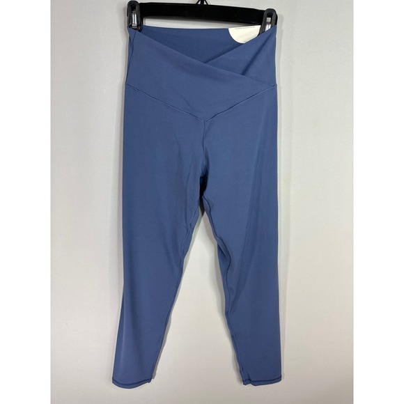 Offline By Aerie‎ Real Me 7/8 Crossover waist Legging Blue Large NWT - Picture 1 of 9